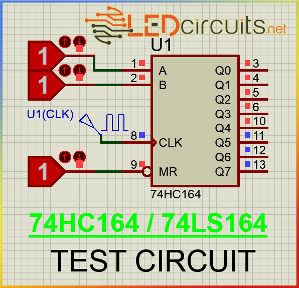 sn74ls164n-test-circuit